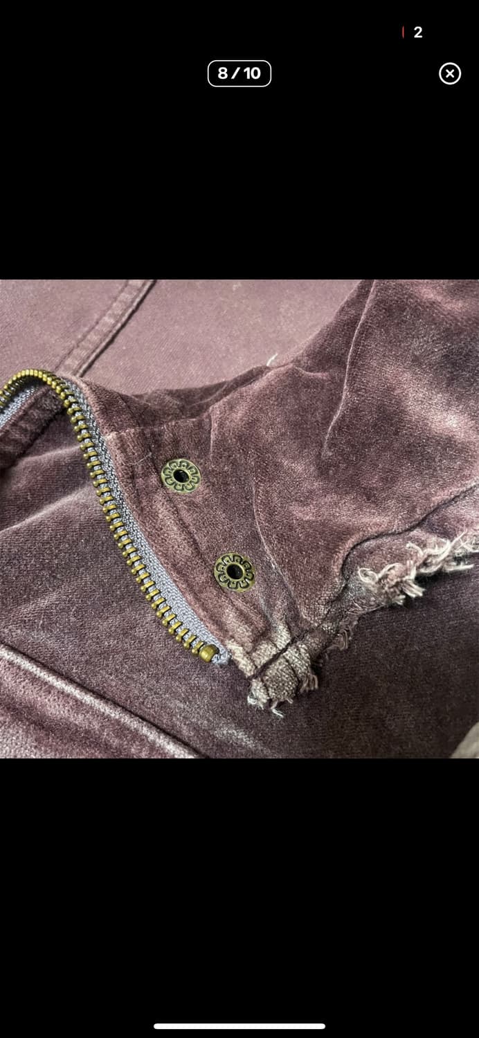 Dark purple velvet 2way hood jacket 상품이미지8