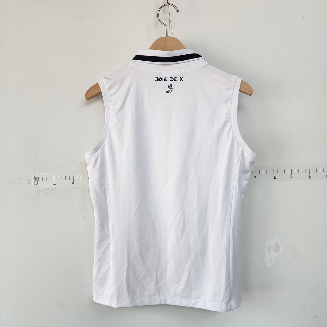 JDX 민소매 티셔츠 화이트 상품이미지4