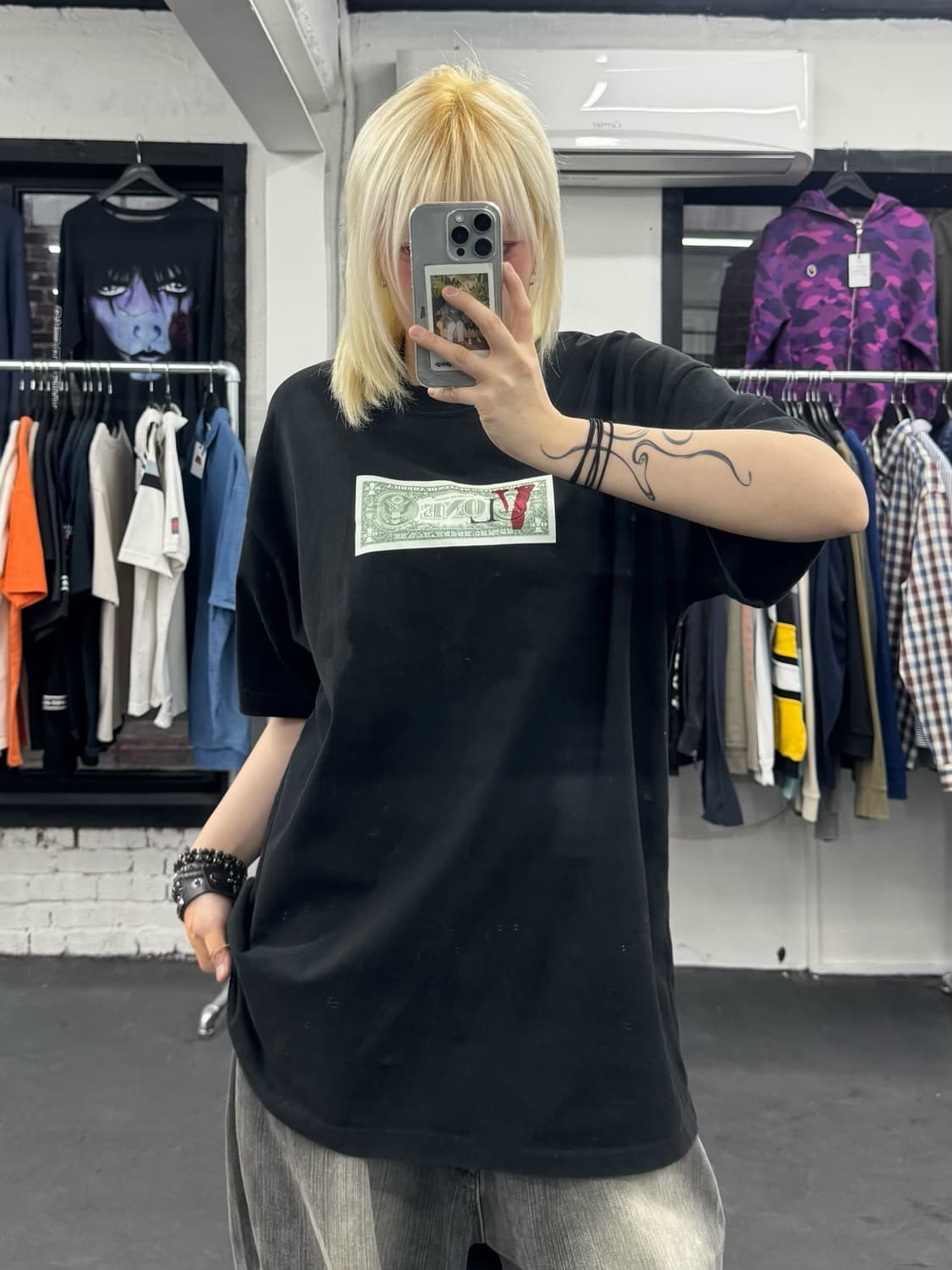 브이론 달러 빌 티셔츠 상품이미지2