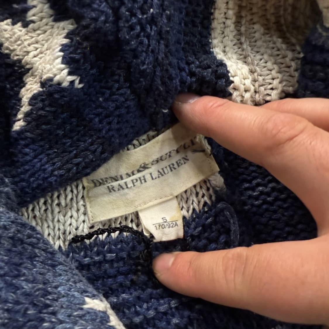 90 폴로 랄프로렌 데님앤서플라이 가디건 상품이미지4