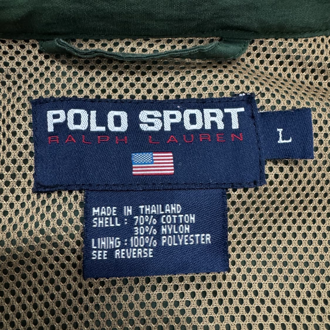 폴로 스포츠 90s 하드쉘 하이넥 풀오버 올드스쿨 자켓 상품이미지6