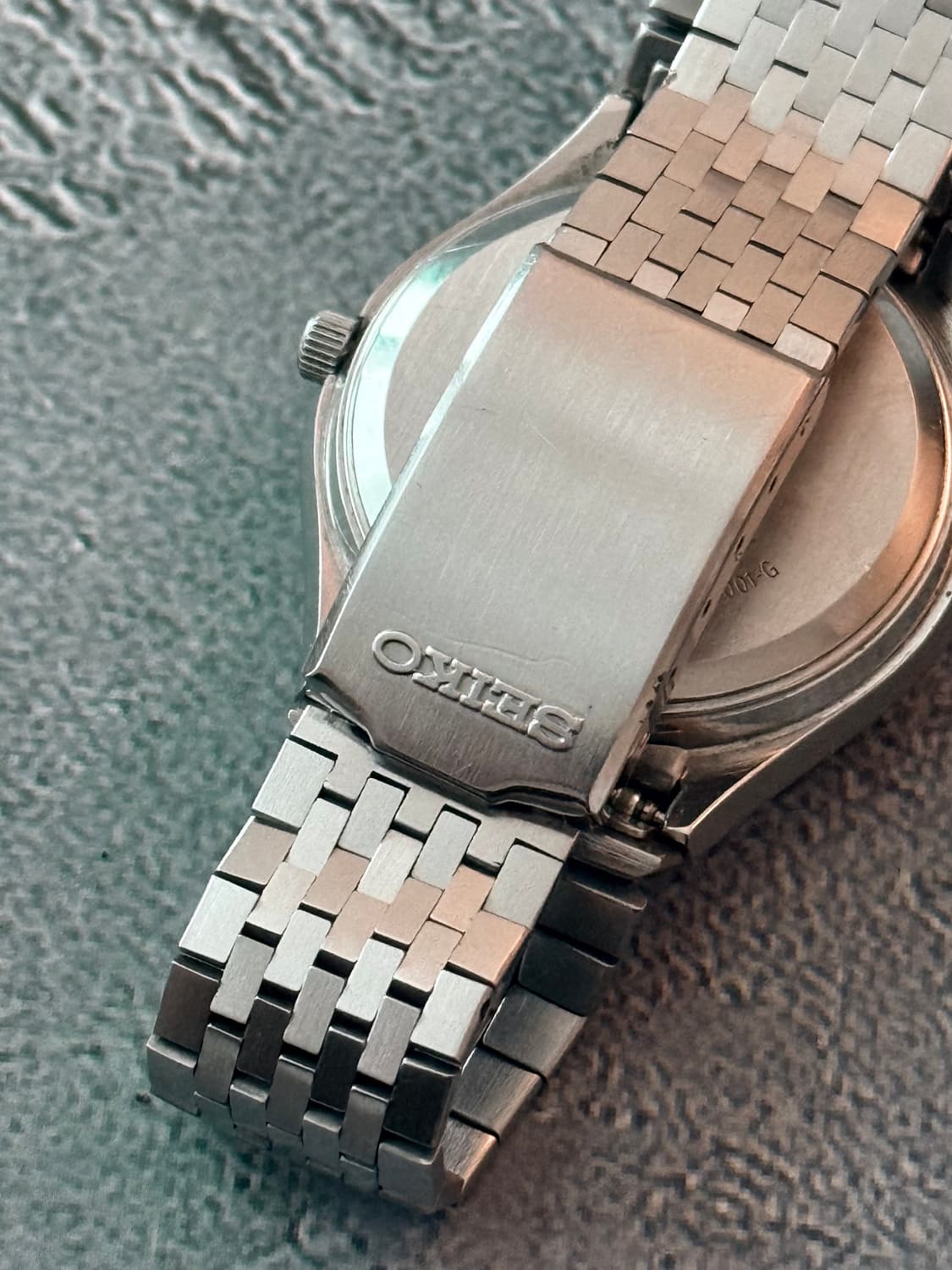 Seiko 세이코 King Quartz 수직스트라이프다이얼 데이 데이트 상품이미지6