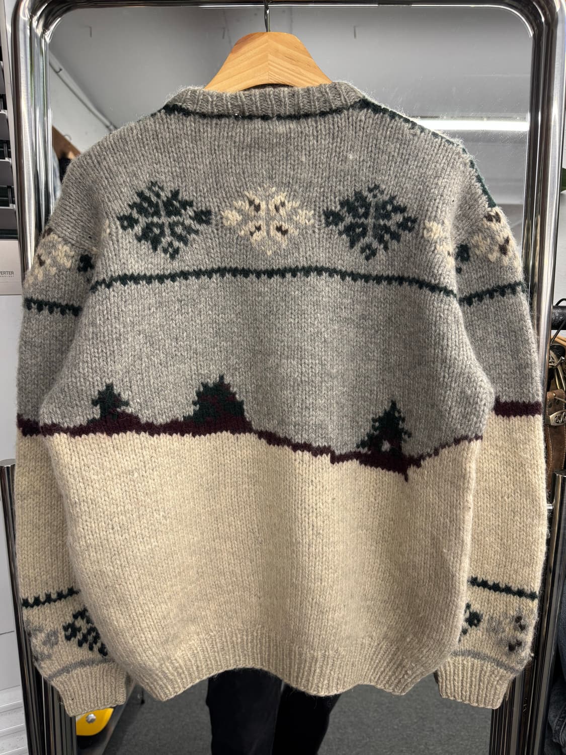 맥그리거 빈티지 패턴 니트 상품이미지5