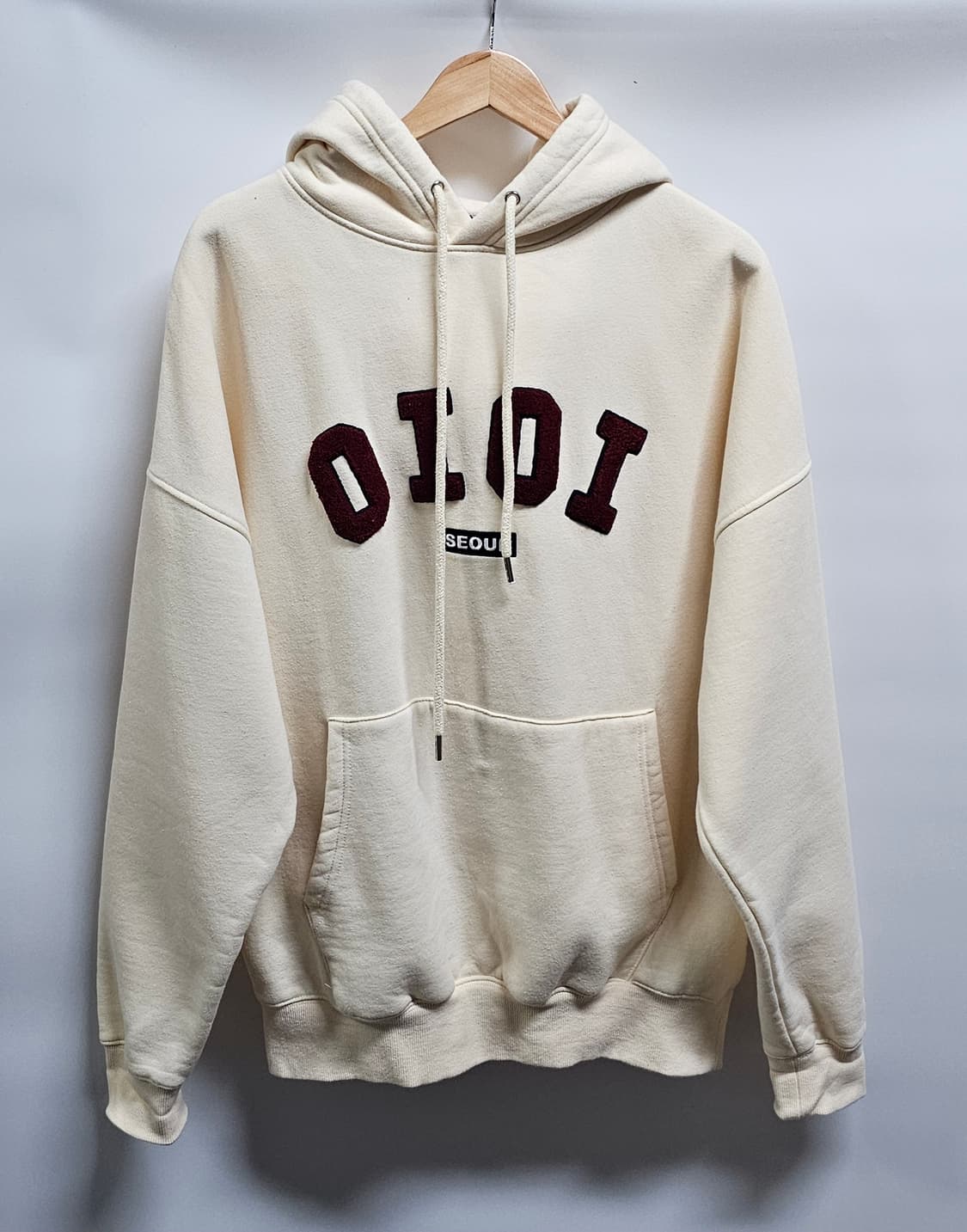 OI OI 아이보리 후드티 L 상품이미지1