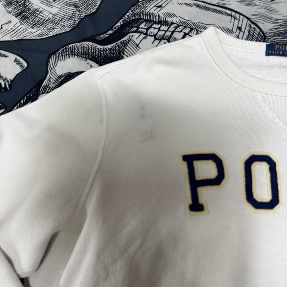 폴로 기모맨투맨 XL사이즈  상품이미지2