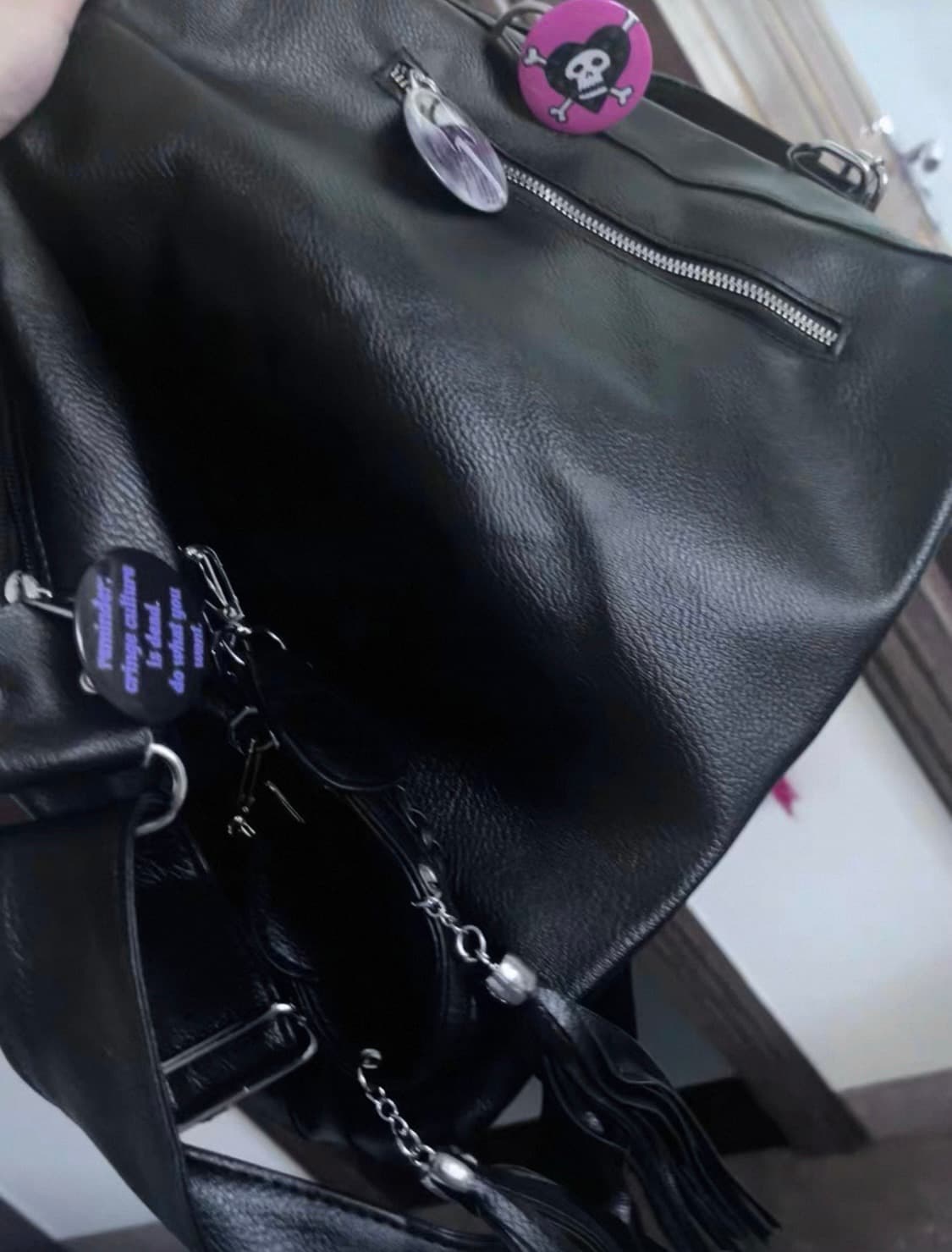 펑크 고스로리 나나깔 지뢰계 갸루오네갸루 공겜여주 크로스백숄더백 가방 상품이미지3