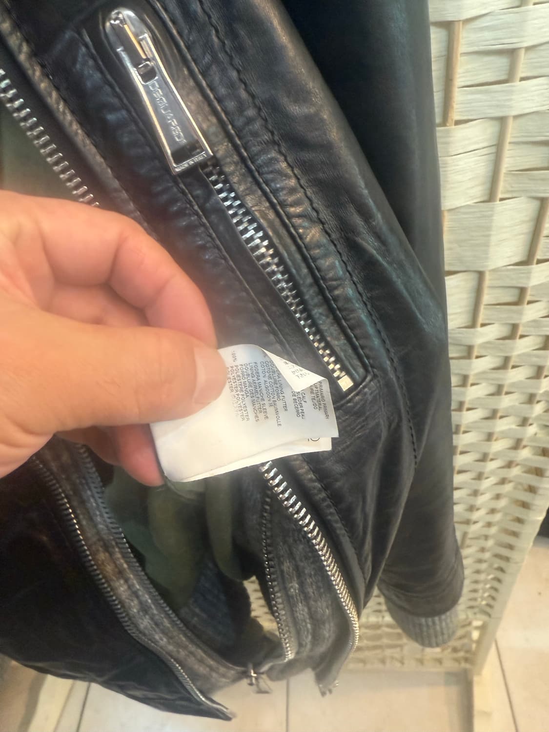 44/55-66 정품 디스퀘어드 가죽자켓 팝니다 상품이미지6