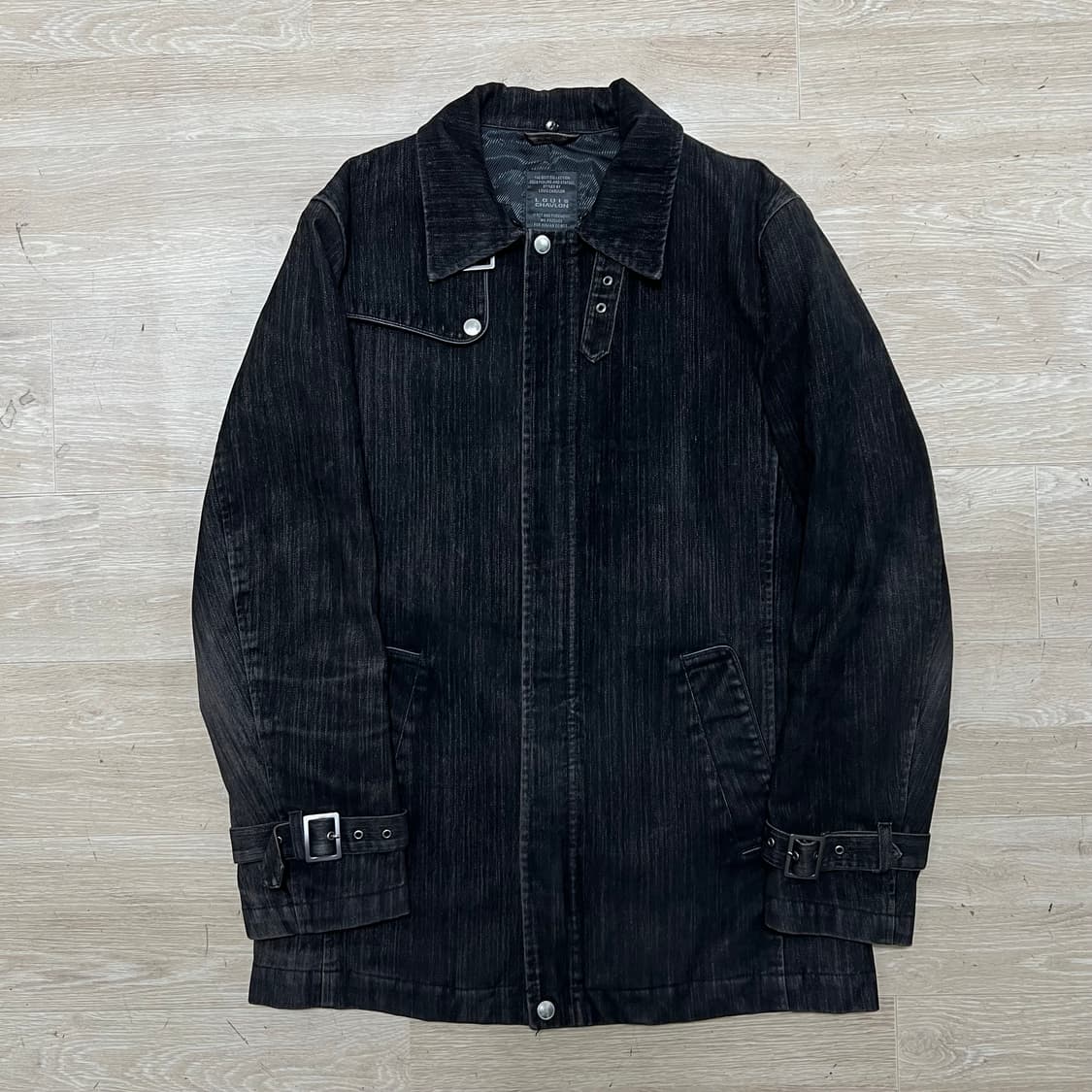 루이스 샤브론 빈티지 워싱 데님 흑청자켓 [블랙] M/95 상품이미지1