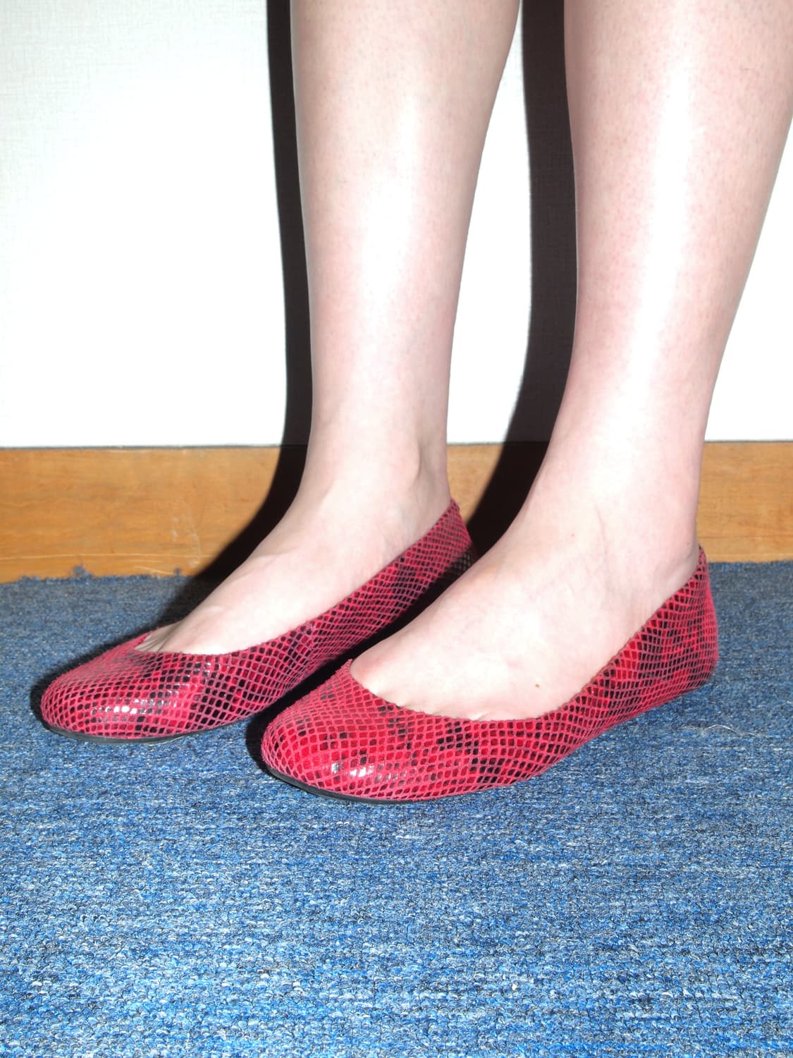 Faux Croc Flat Shoes 상품이미지1