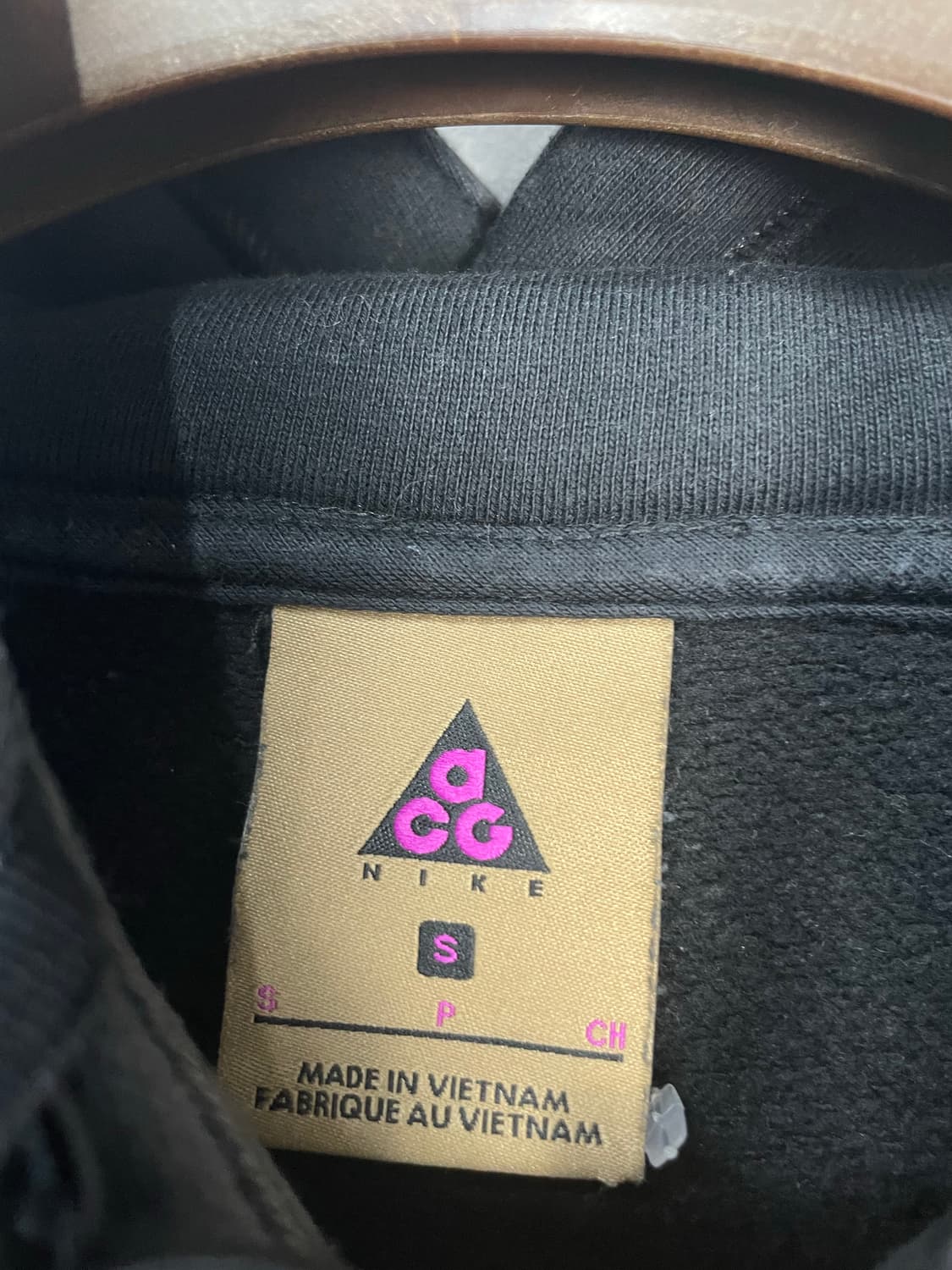 나이키 ACG 풀오버 블랙 후드티 H247 상품이미지6