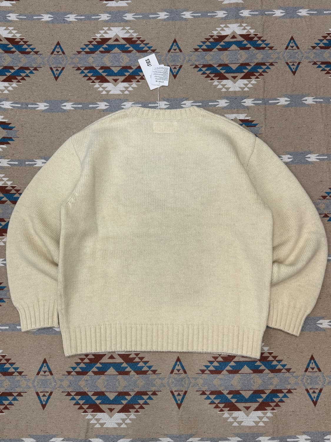 [M] 와코마리아 x 팀레이 인타르시아 크루넥 울 스웨터 상품이미지6