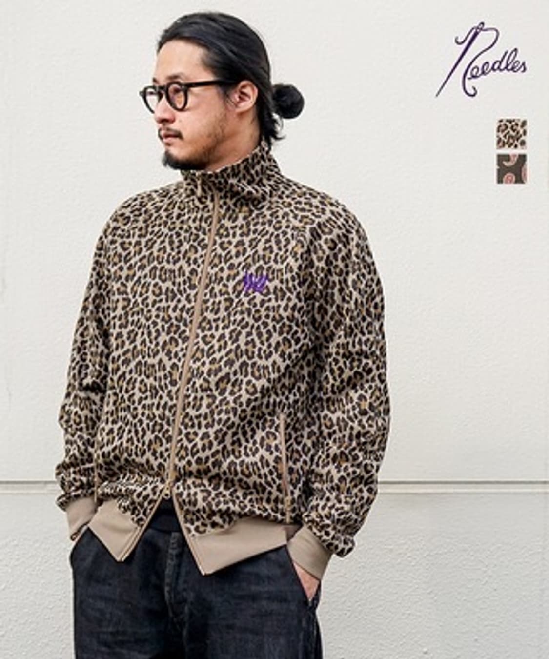 [L] 니들스 자카드 레오파드 트랙 자켓  상품이미지10
