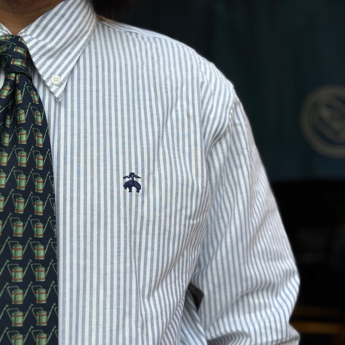 브룩스 브라더스 스트라이프 옥스퍼드 셔츠 XL 상품이미지10