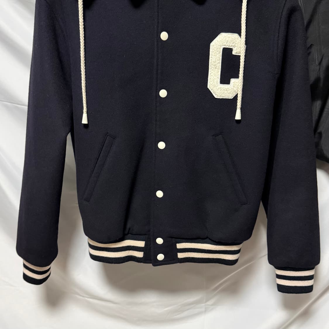 [S+급/36] 셀린느 울 캐시미어 테디 후드자켓 여성자켓 상품이미지3