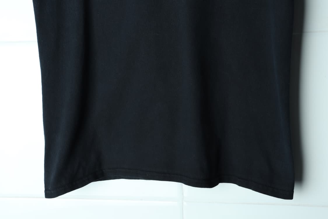 W(XL) 길단 반팔 티셔츠 00S 년대 USA 에이징 블랙-H33309 상품이미지4