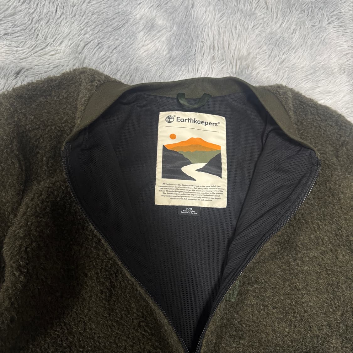 팀버랜드 후리스 울  집업자켓 M/M 사이즈 상품이미지4