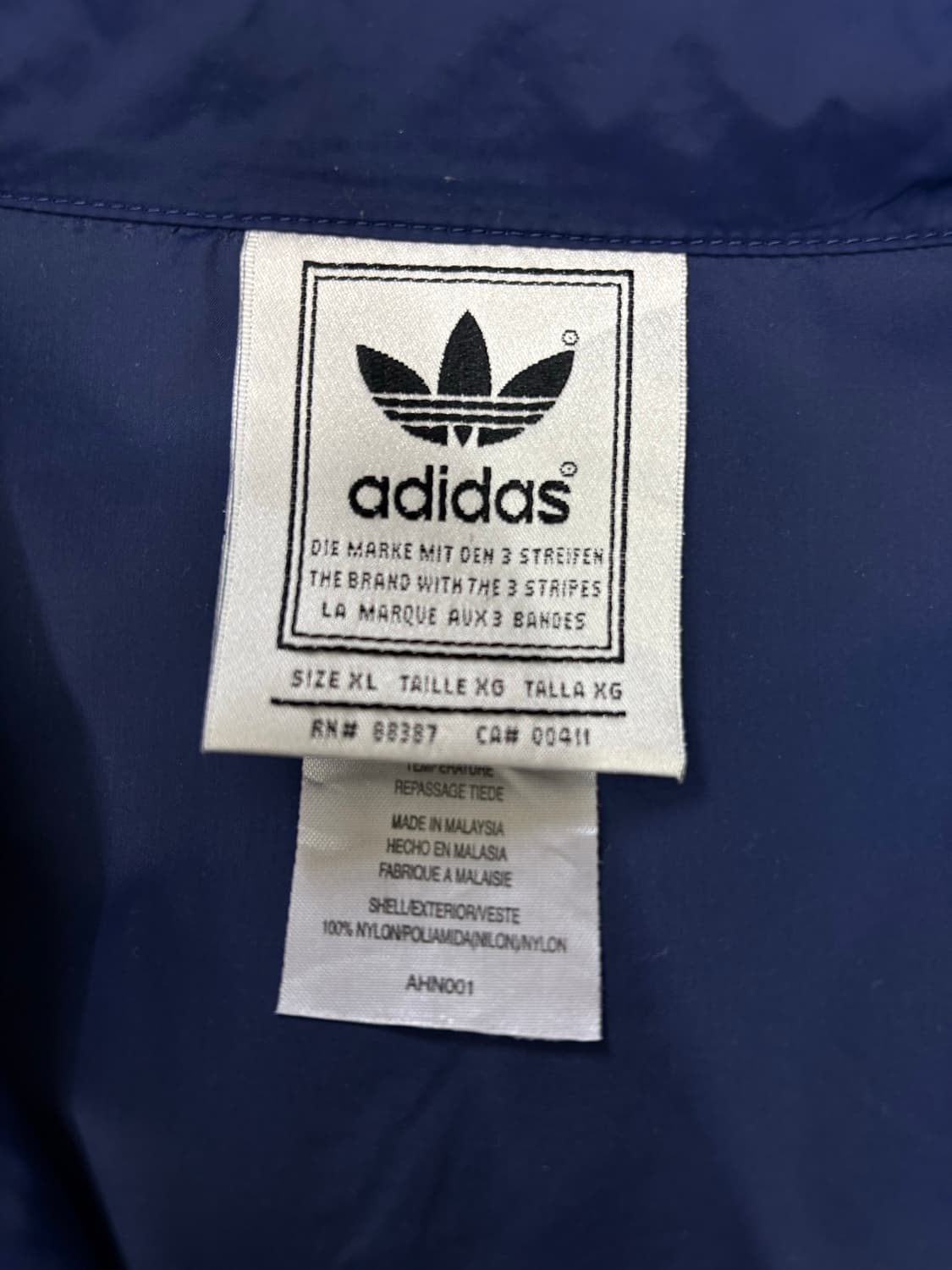 아디다스 트랙 테잎로고 오버 바람막이 상품이미지6