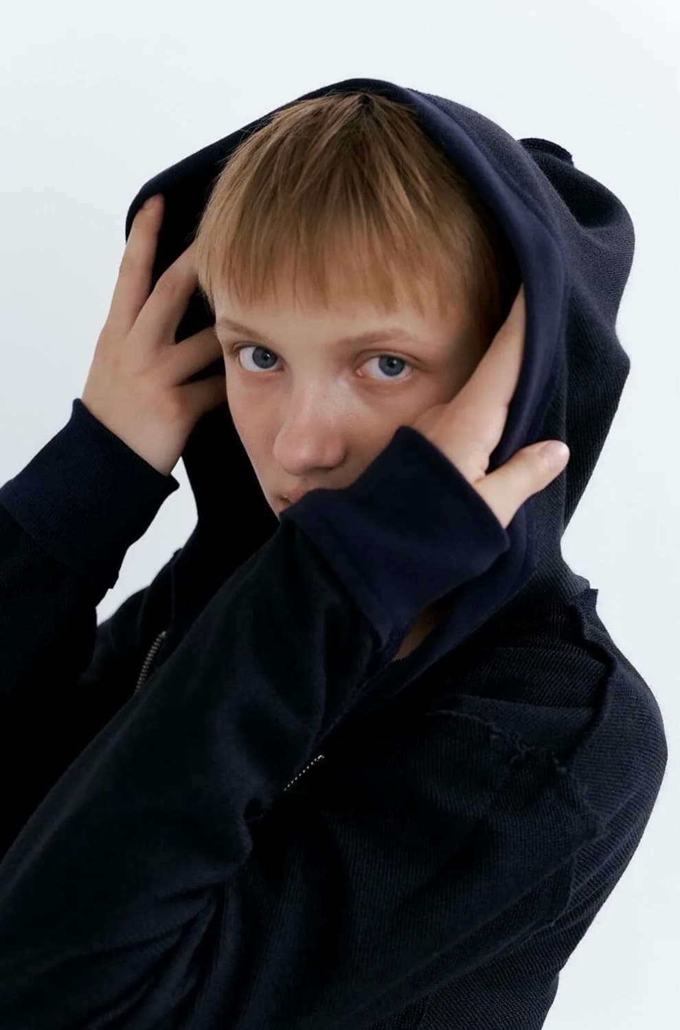 포지프레클즈 Crystal Reversible Hoodie-navy 상품이미지4