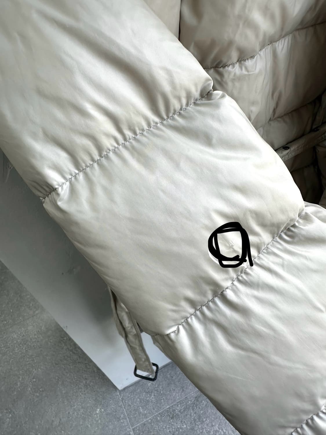 L/ 버버리 구스다운 벨티드 롱패딩 점퍼 상품이미지9