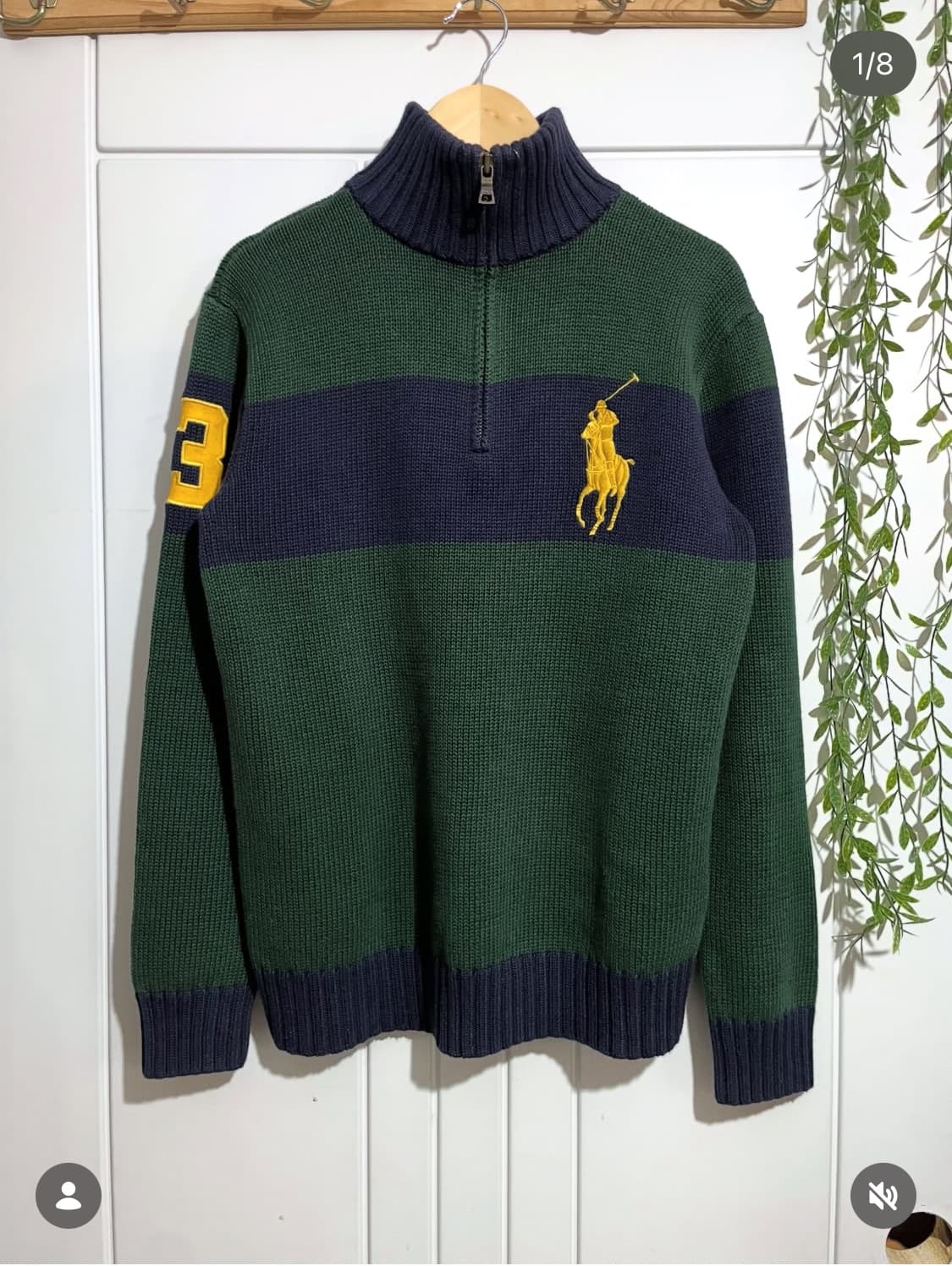 폴로랄프로렌 빅포니 히프집업 니트 상품이미지1