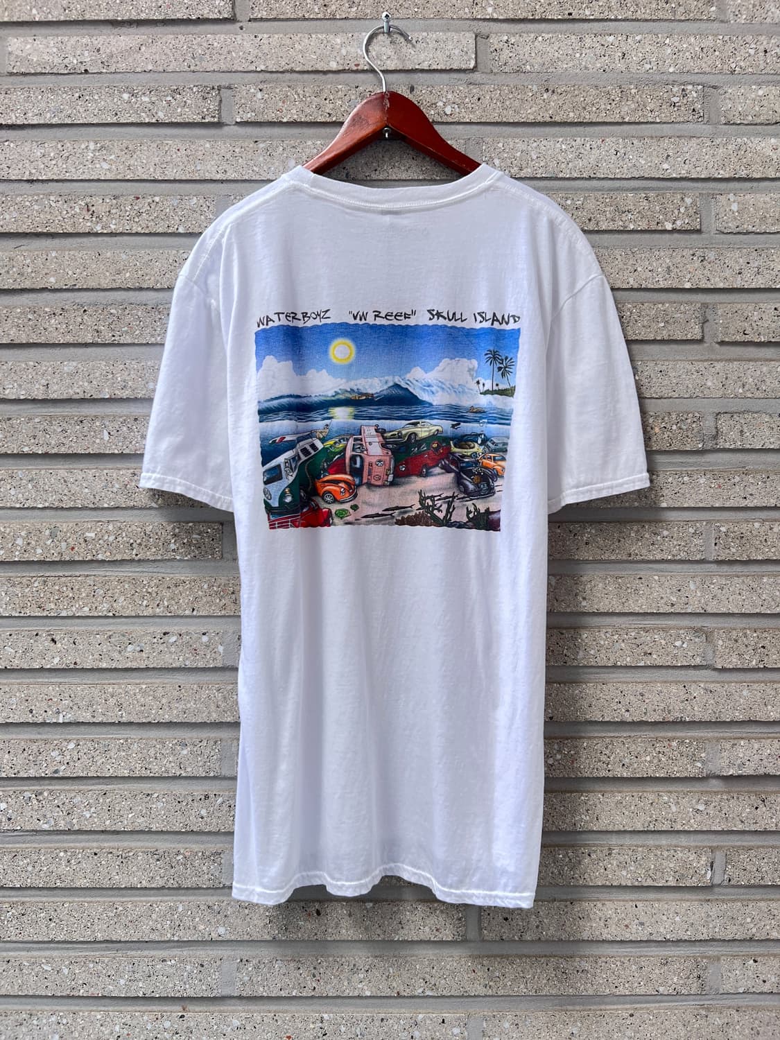 [L]Waterboyz 워터보이즈 SKULL ISLAND 티셔츠 상품이미지2