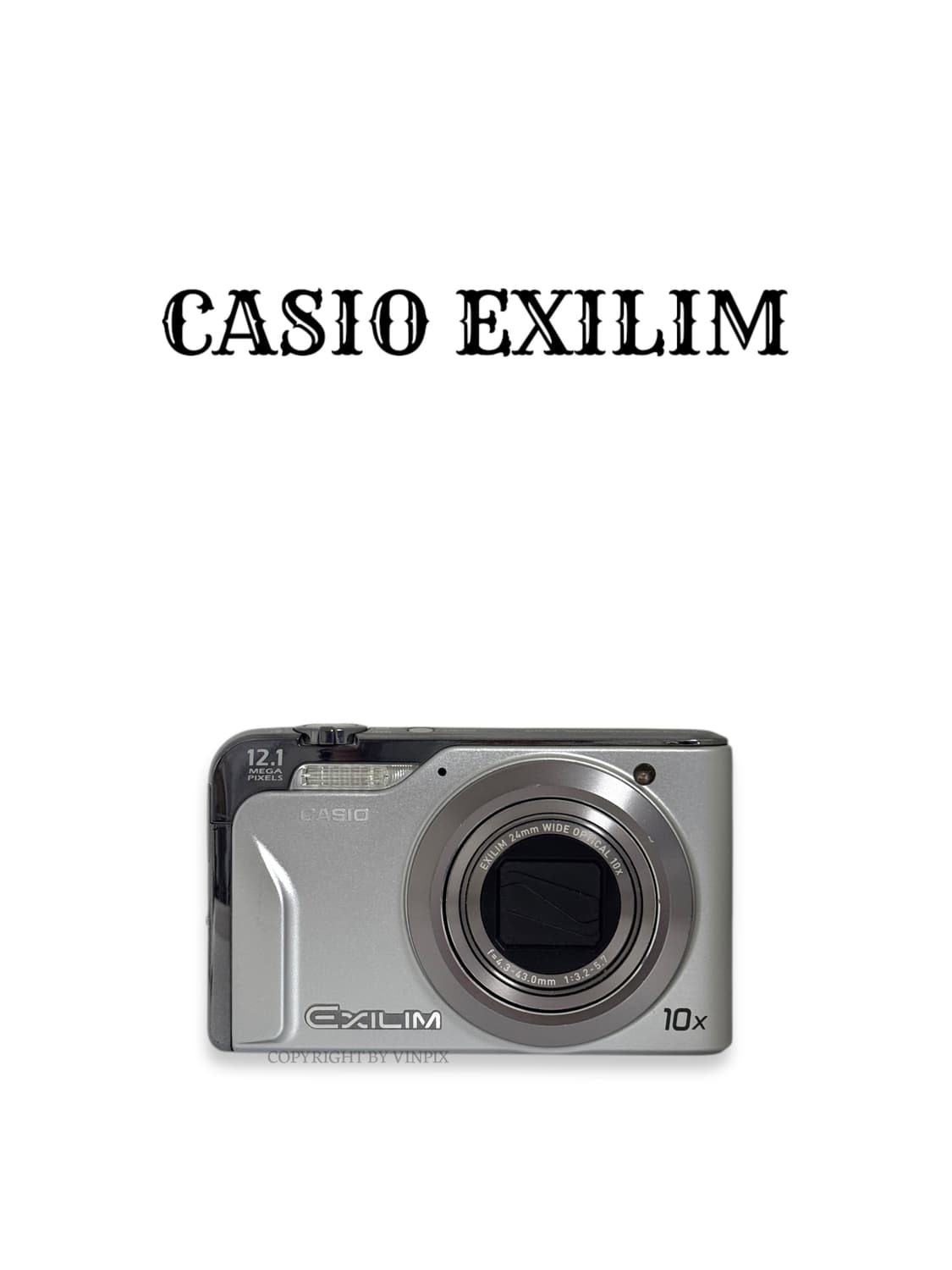 (박스🫶🏻) 카시오 엑슬림 H10 빈티지 디지털 카메라 디카 상품이미지1