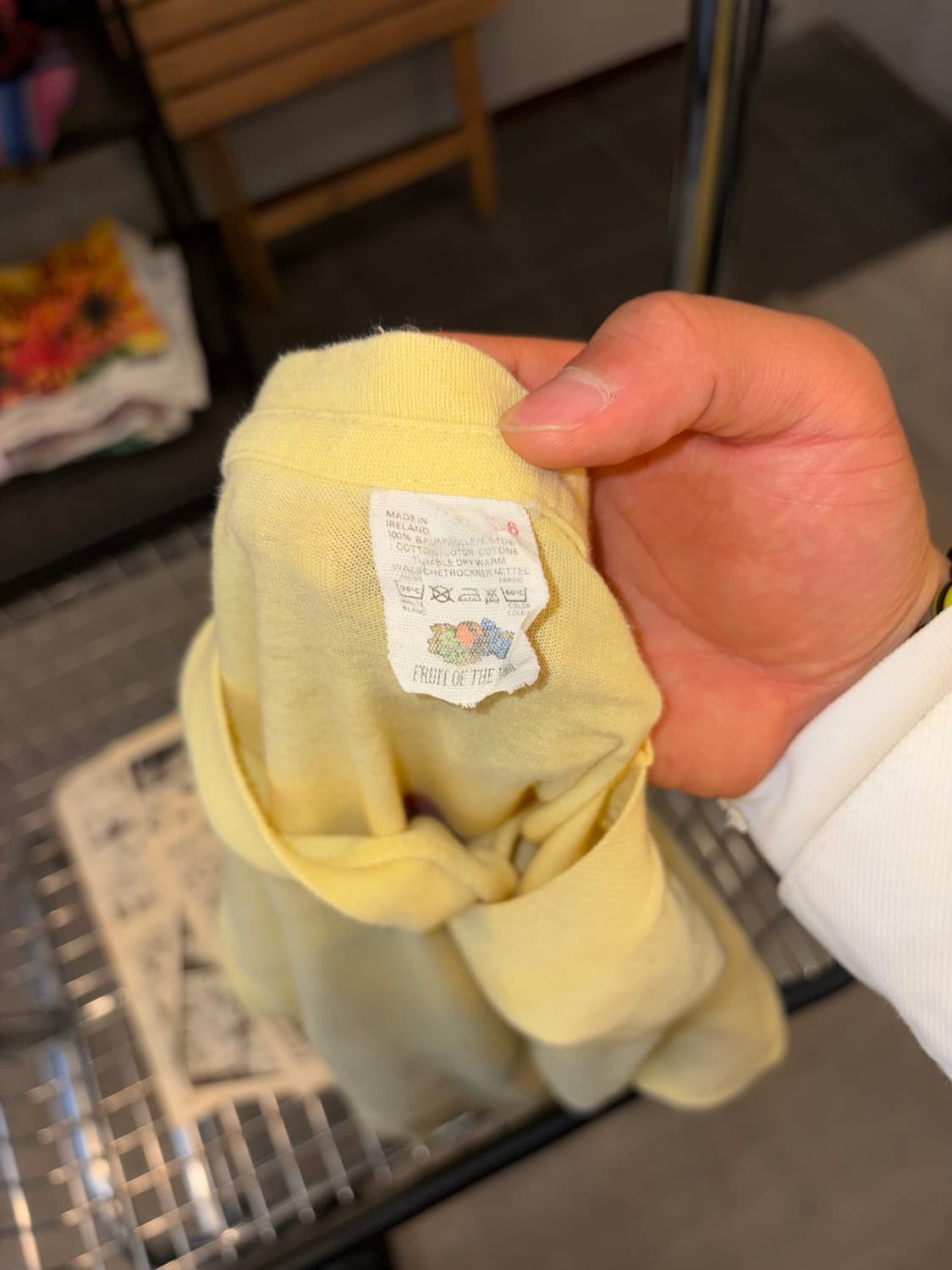 70’s Fruit of the loom logo print single 상품이미지10