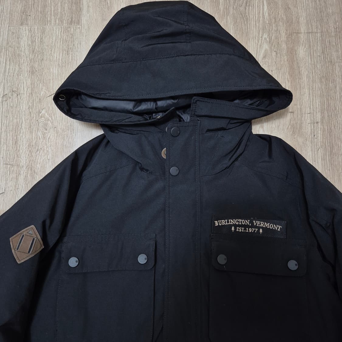 버튼 EST 1977 남성 스키복 덕다운 스키 패딩 M(95) 상품이미지2