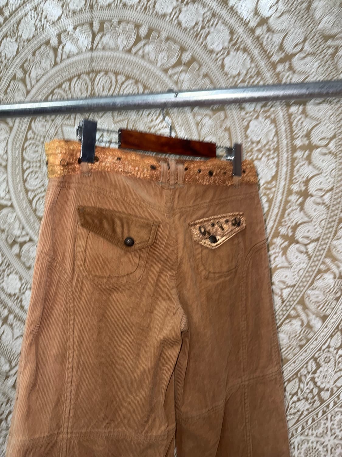 BANILAB 빈티지 여성 골덴 코듀로이 디테일 팬츠  상품이미지6