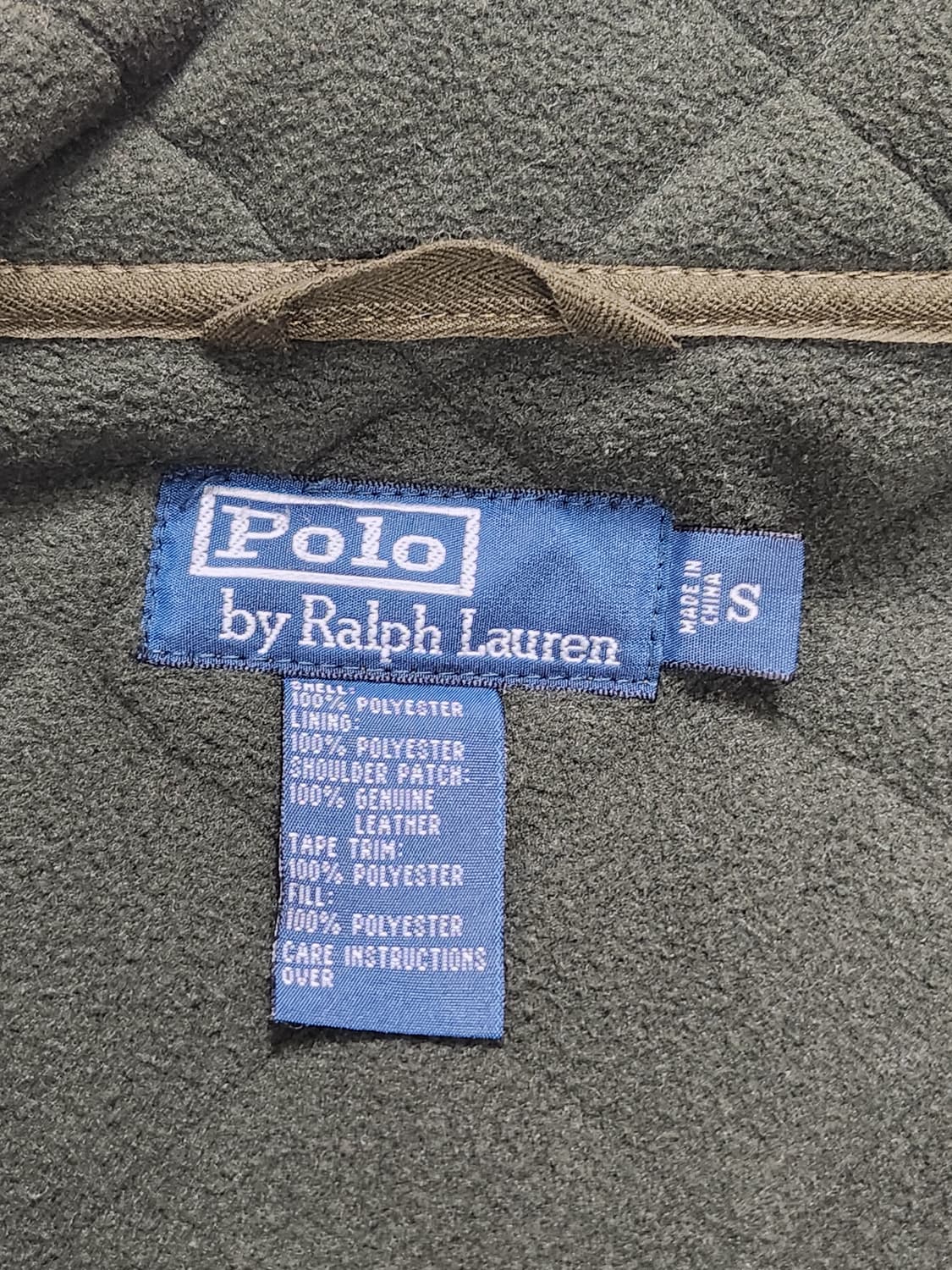 폴로 랄프 로렘 퀄팅 클래식 스웨이드 캠튼 점퍼 상품이미지9