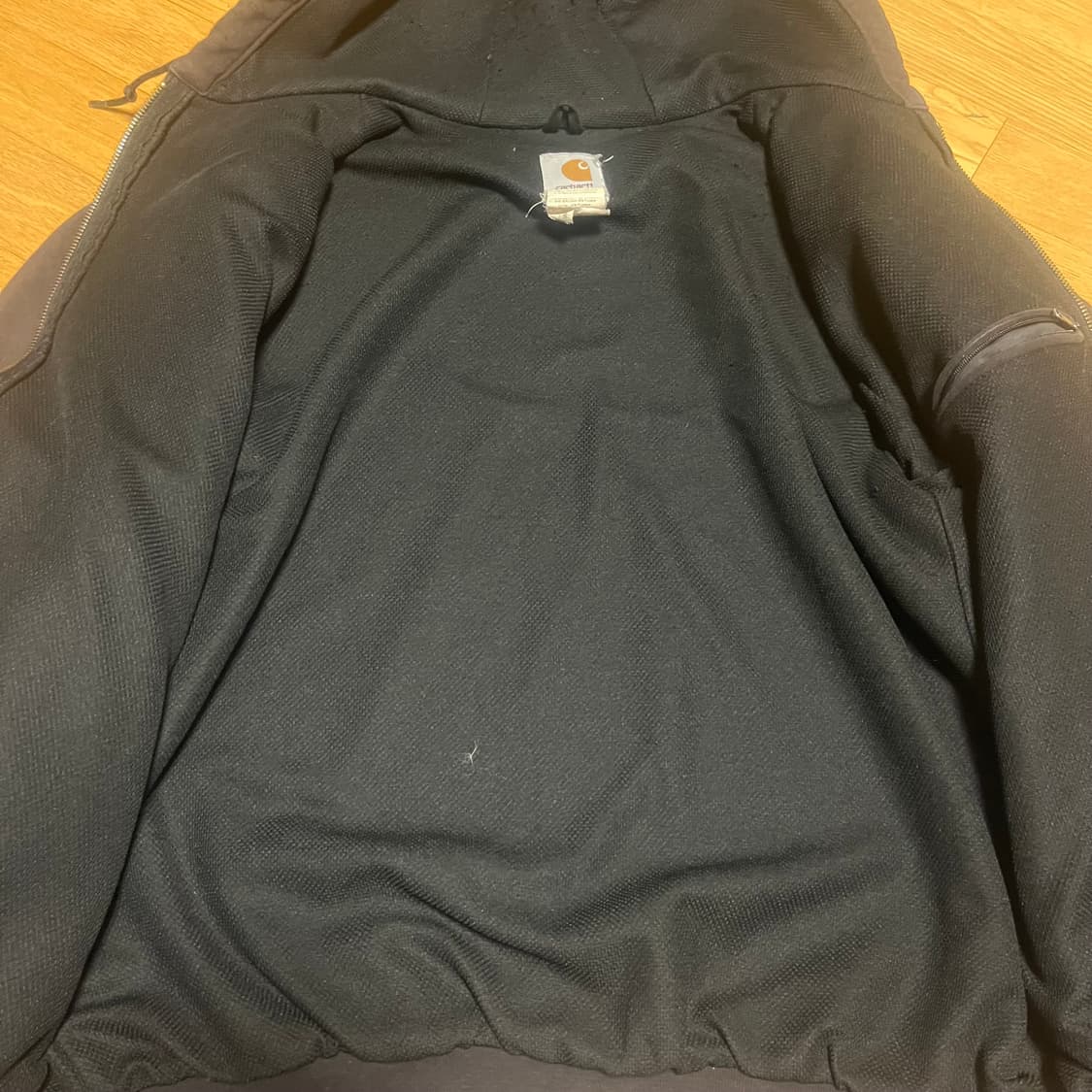 [M] 칸예 00s 빈티지 칼하트 J149 후드집업 BLK 상품이미지8