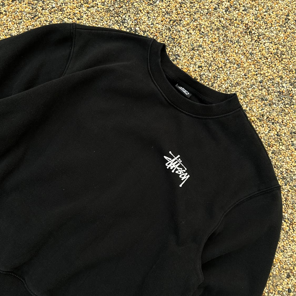 스투시 블랙 맨투맨 상품이미지2