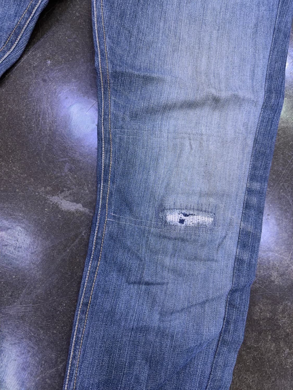 리바이스 00's 569 루즈 스트레이트핏 빈티지 데미지 데님팬츠 29 상품이미지5