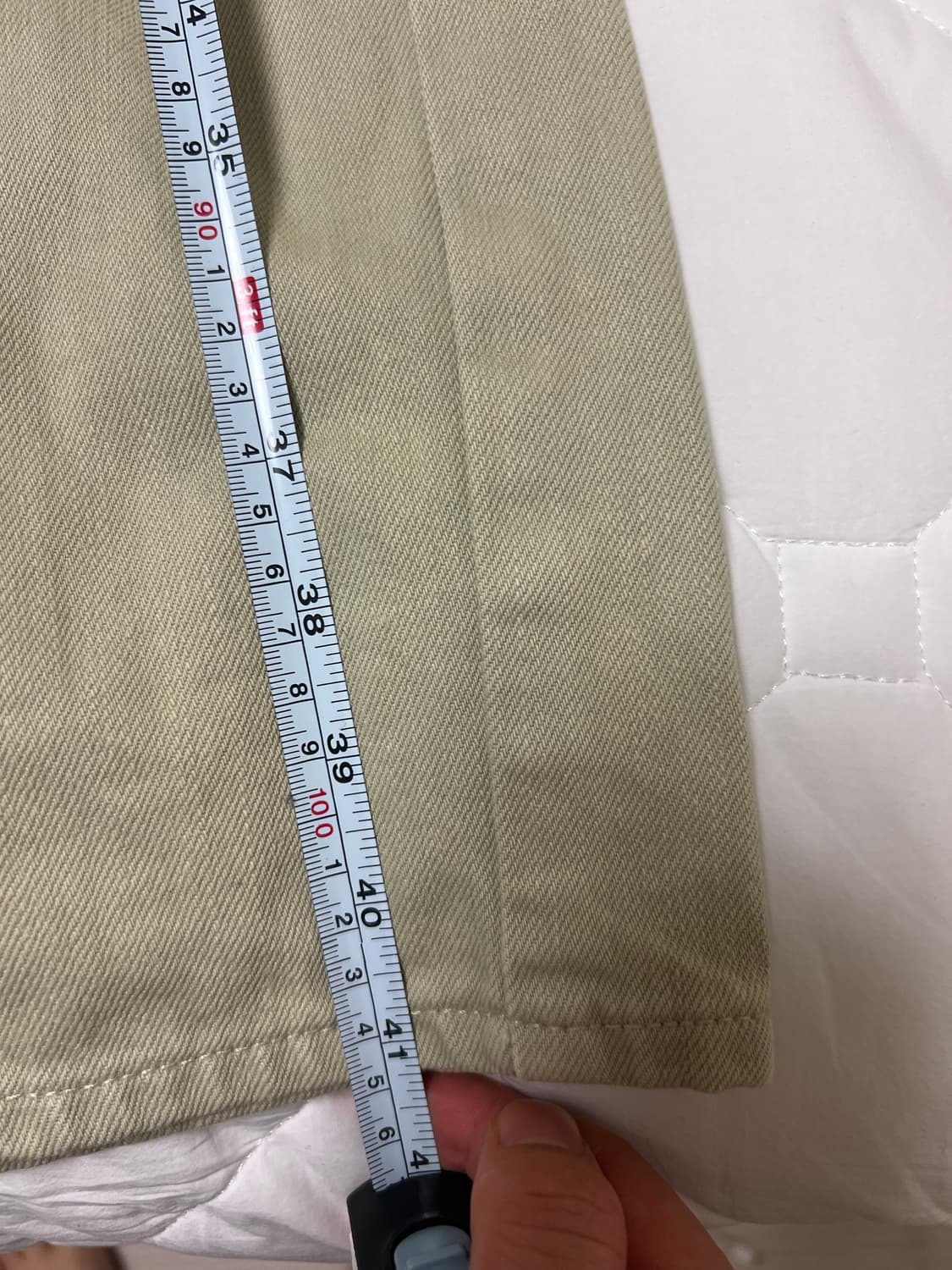 유니클로U/레귤러피트 스트레이크진 라이트그린/28 상품이미지9