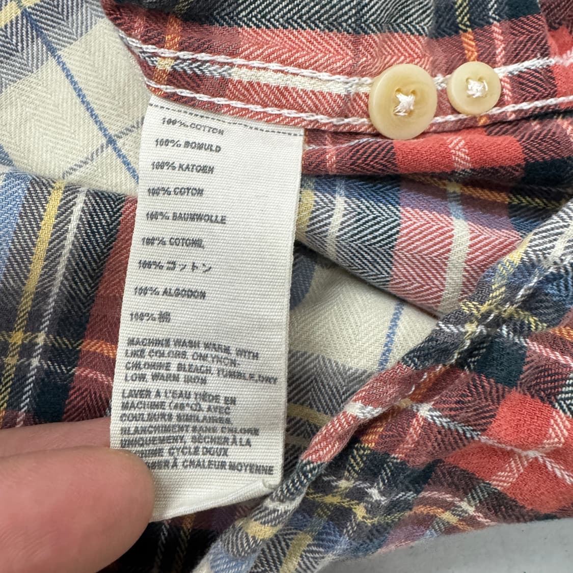 아베크롬비 Y2K 체크셔츠 상품이미지7