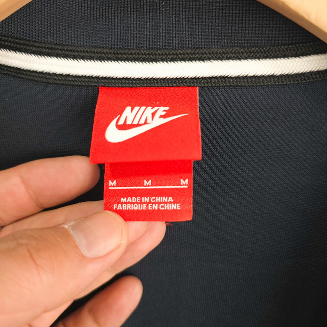 나이키 Nike 트랙 집업 자켓 블랙/블루 M 상품이미지5