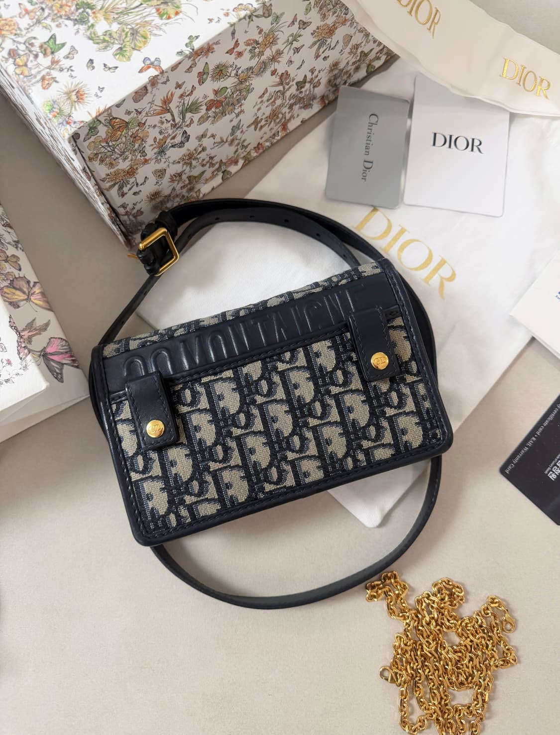 정품 디올 몽테인 투인원 파우치백  상품이미지5