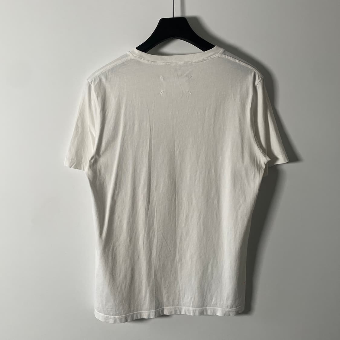 18ss 마르지엘라 스퀘어 화이트 반팔티 (on.809)   상품이미지3