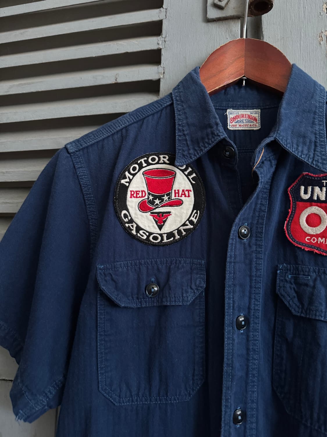 [S]조 맥코이 8HOUR UNION 헤링본 워크셔츠 상품이미지5