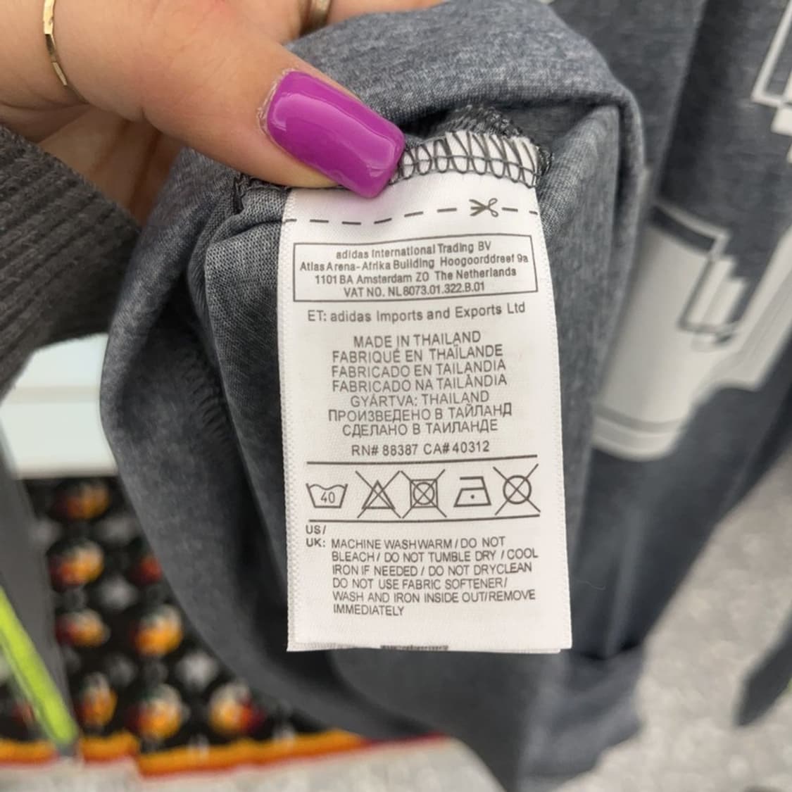 아디다스 15 - 16 레알 마드리드 어웨이 유니폼 롱슬리브 C06615 상품이미지6