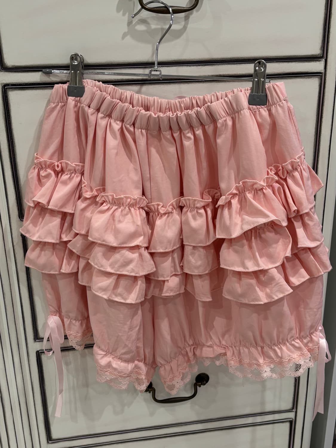 로리타 히메갸루 핑크 레이스 펌킨 팬츠 큐롯 상품이미지2