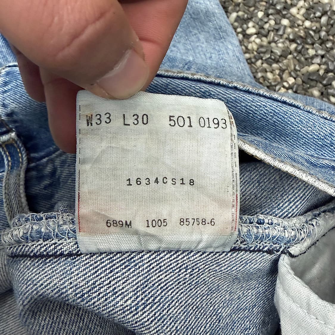 00s 리바이스 501 스트레이트 연청 데님 (32) 상품이미지9