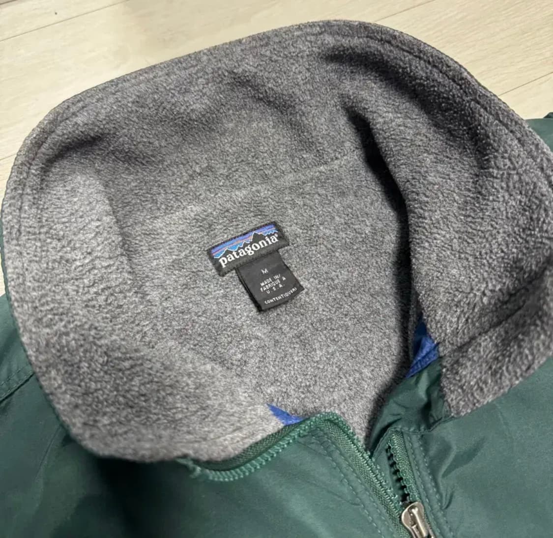 파타고니아 patagonia 쉘드 신칠라 다크그린 M사이즈 상품이미지3