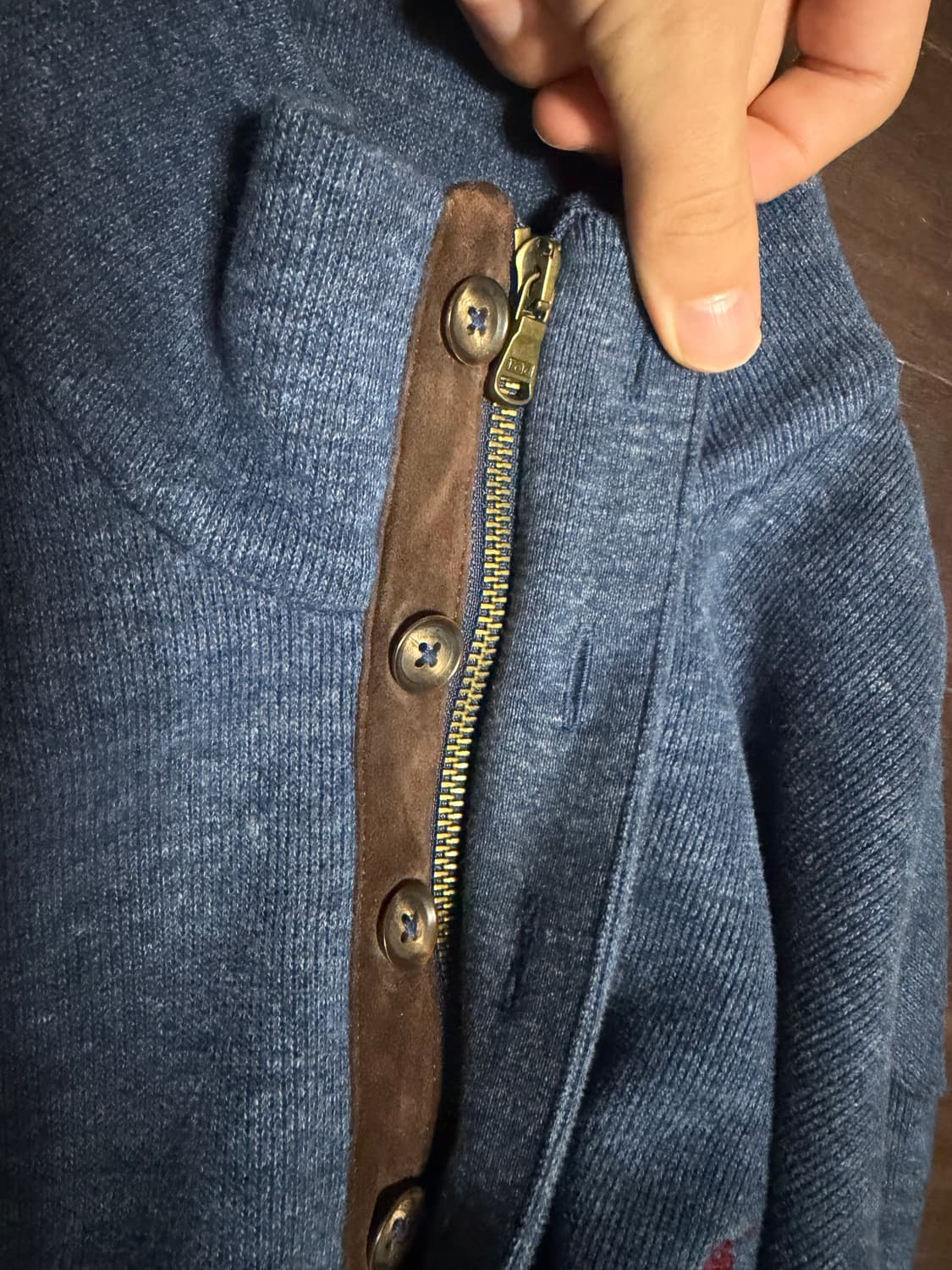 빈티지 폴로 니트 상품이미지3