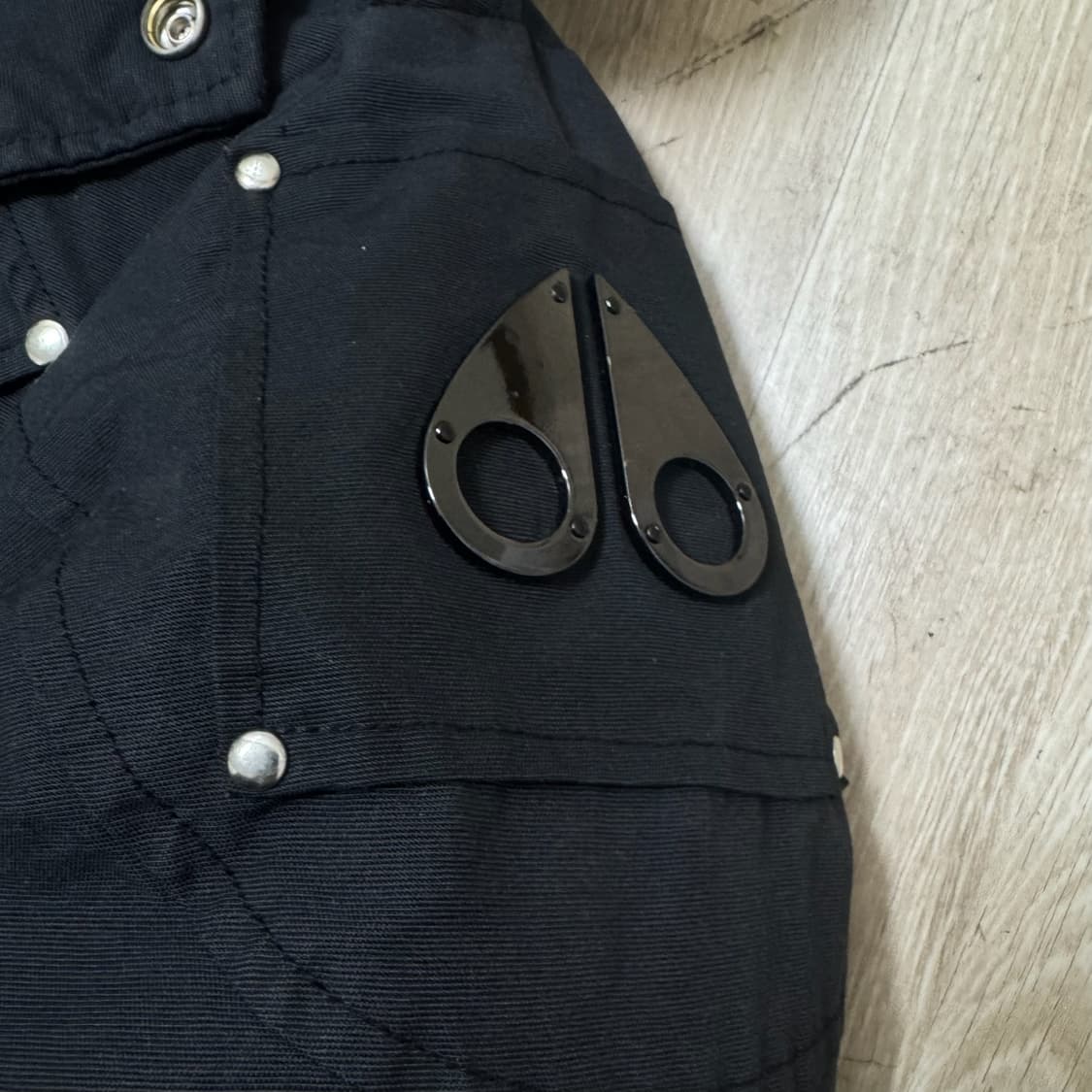 무스너클 은장 스틸링 화이트퍼 롱패딩 XS 상품이미지3