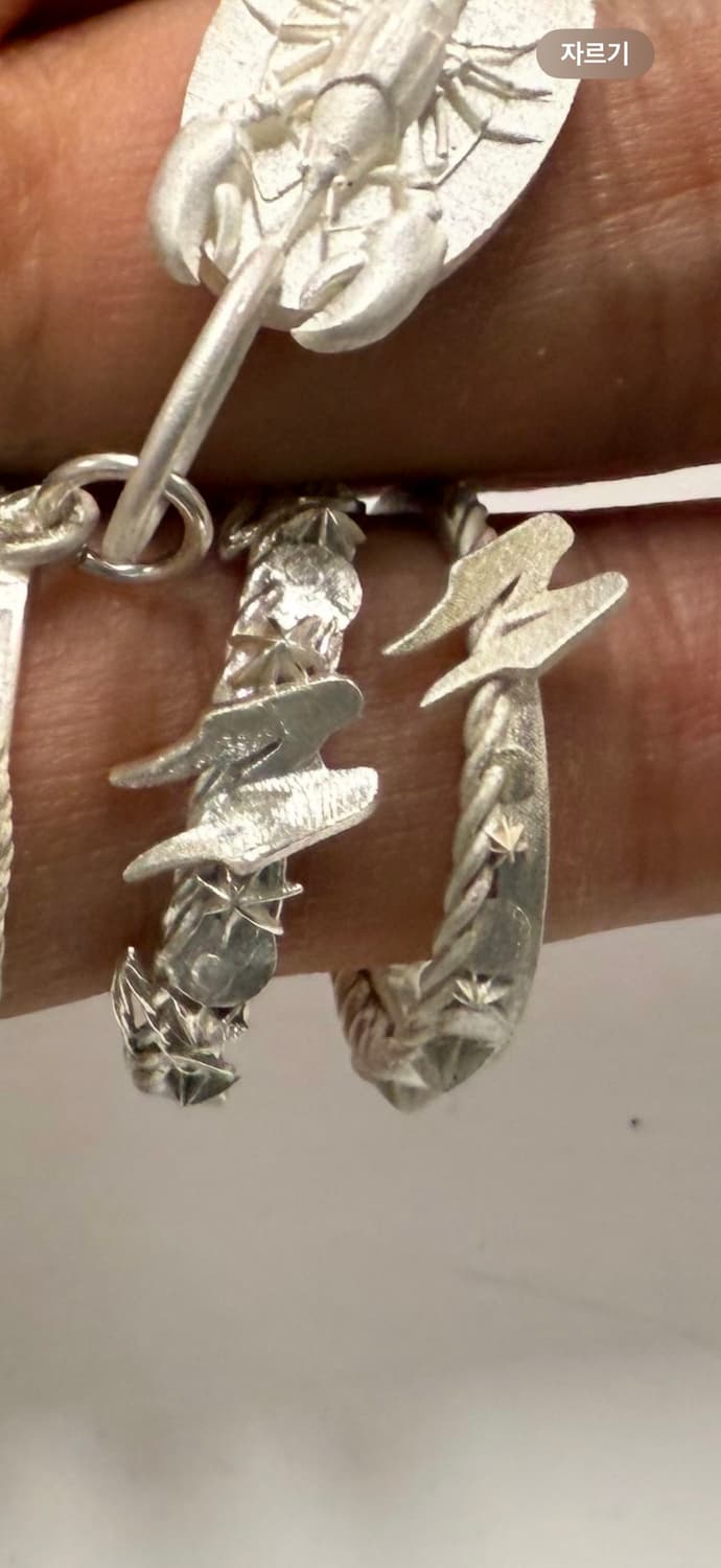 Sterling  silver 쉬어가는 수호천사 반지 링 상품이미지1