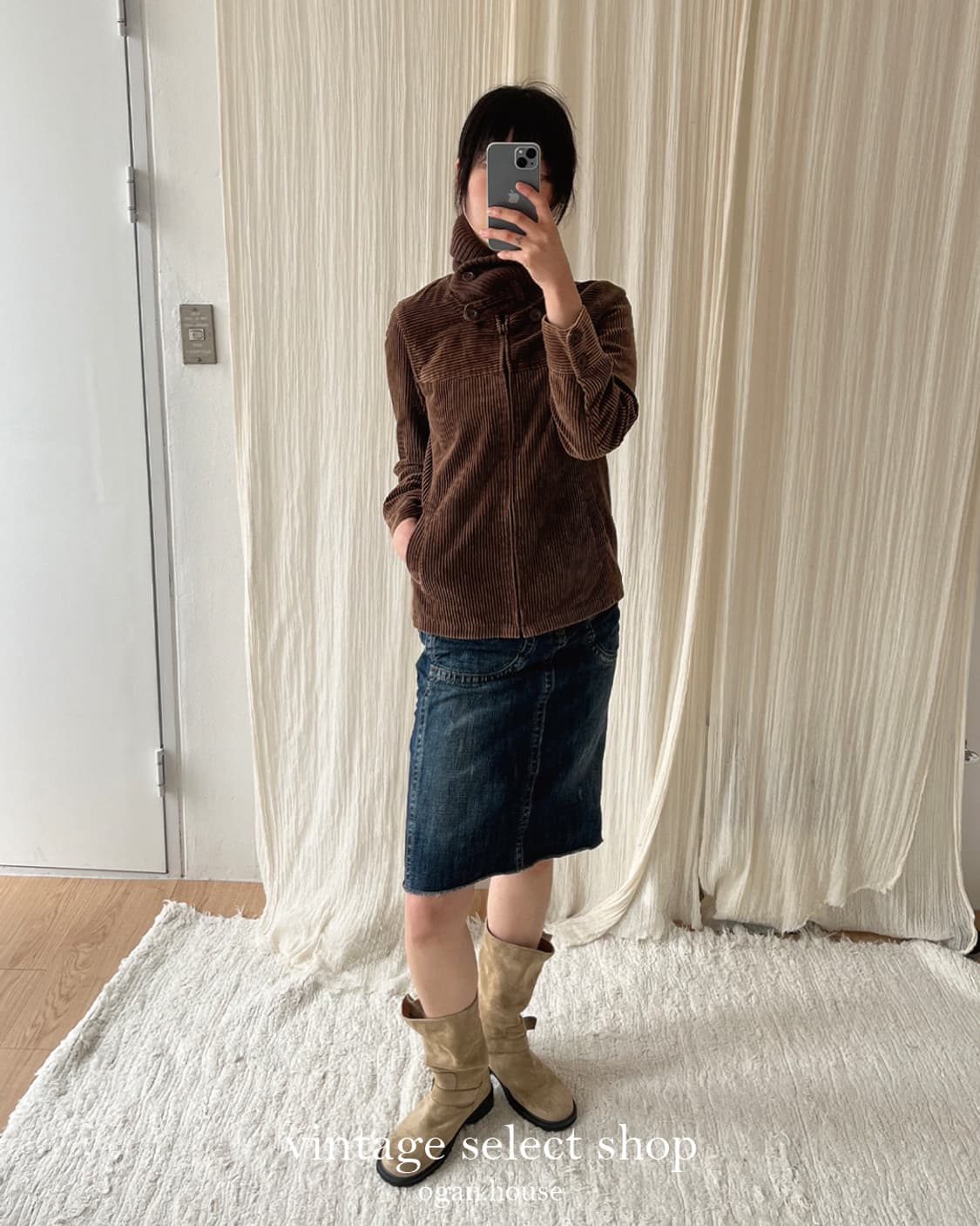 vintage brown corduroy jacket 상품이미지3