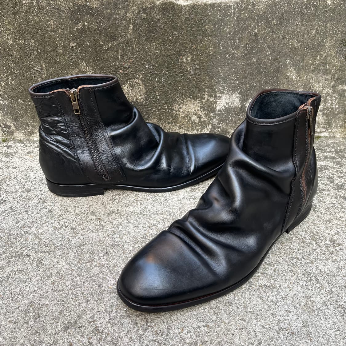 [41] H by Hudson 주름 레더부츠 (260~265) 상품이미지3