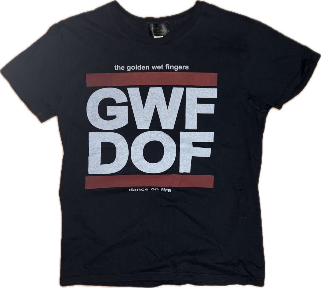 “the gold wet fingers” band tee 상품이미지2