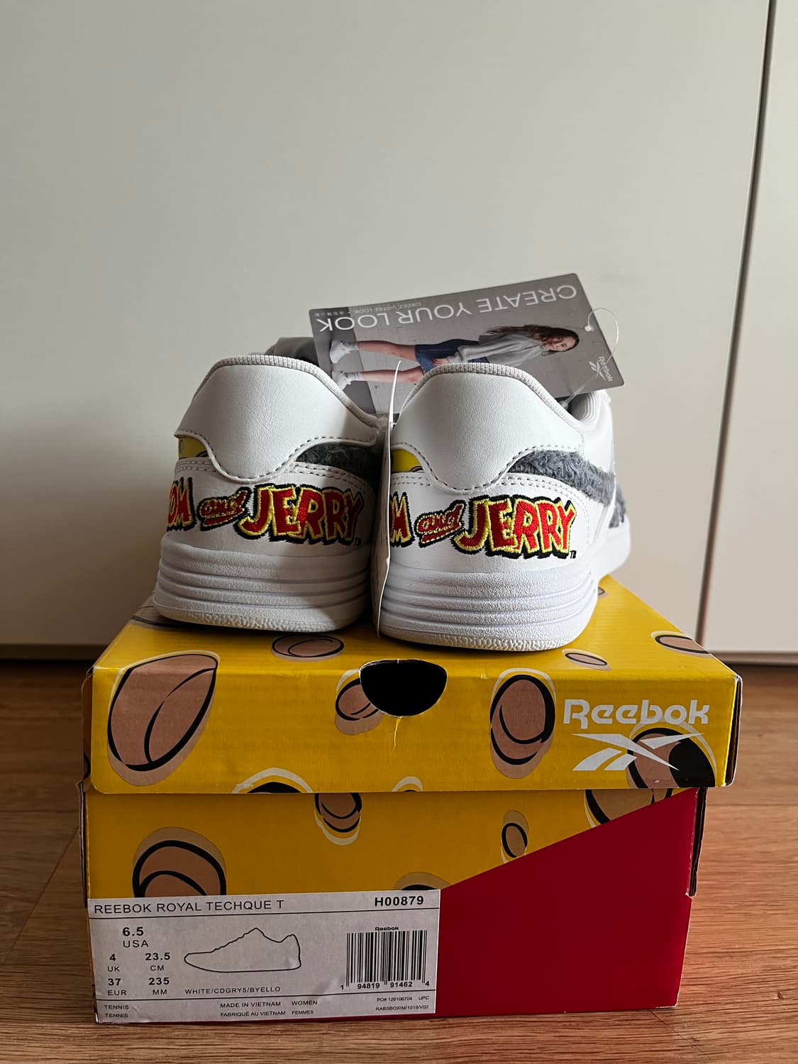 [미사용] 리복 톰과제리 운동화 흰색 (소장가치!!) 상품이미지2